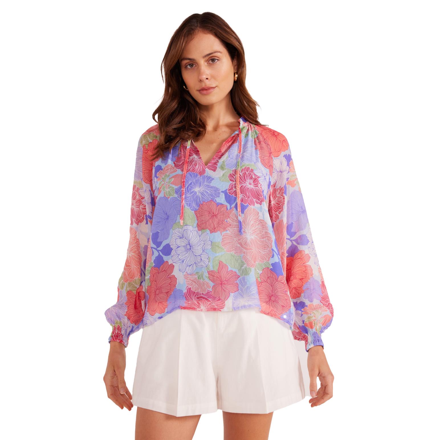 MINKPINK Belle Long Sleeve Blouse